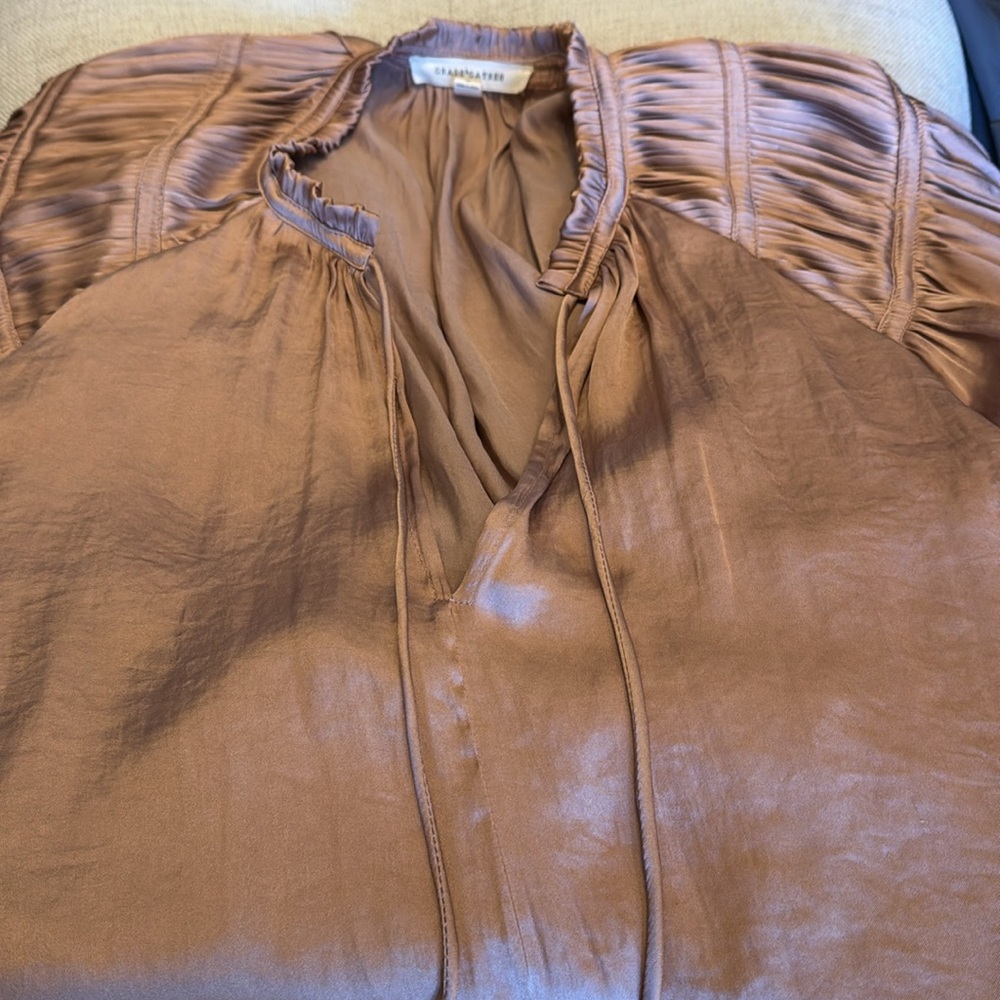 Grade and Gather brand rose gold top